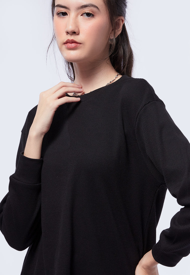 Long Sleeve Waffle Top