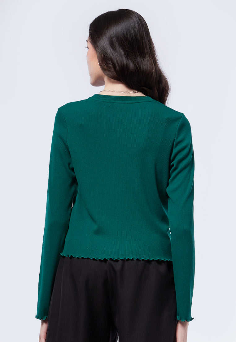 Long Sleeve Crop Top
