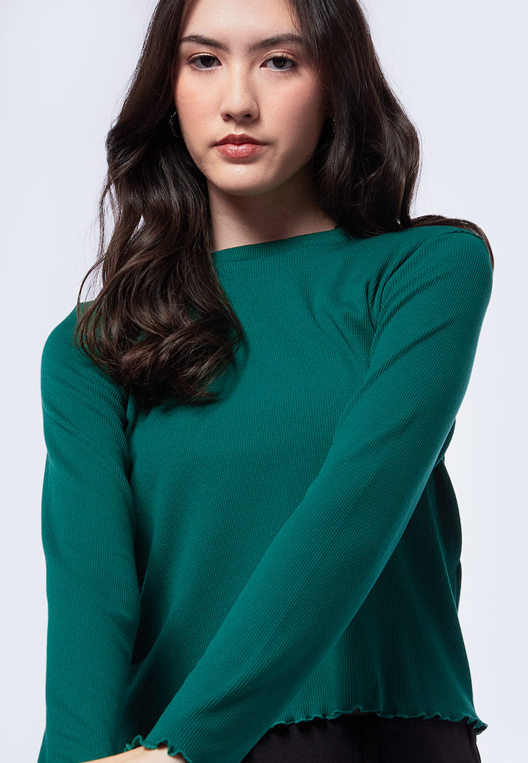 Long Sleeve Crop Top