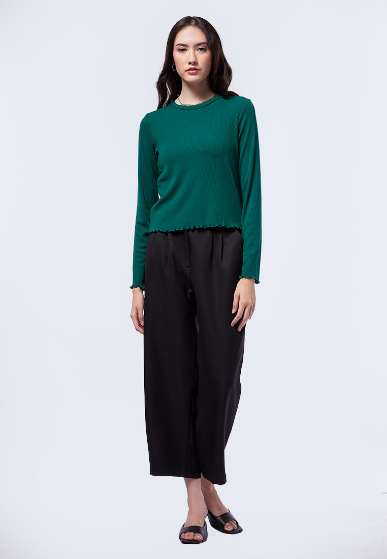 Long Sleeve Crop Top