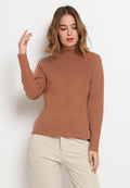 Mock Neck Long Sleeve T-Shirt