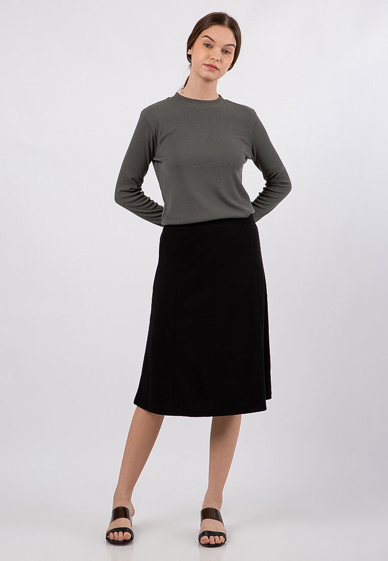 Long Sleeves High Neck T-Shirt