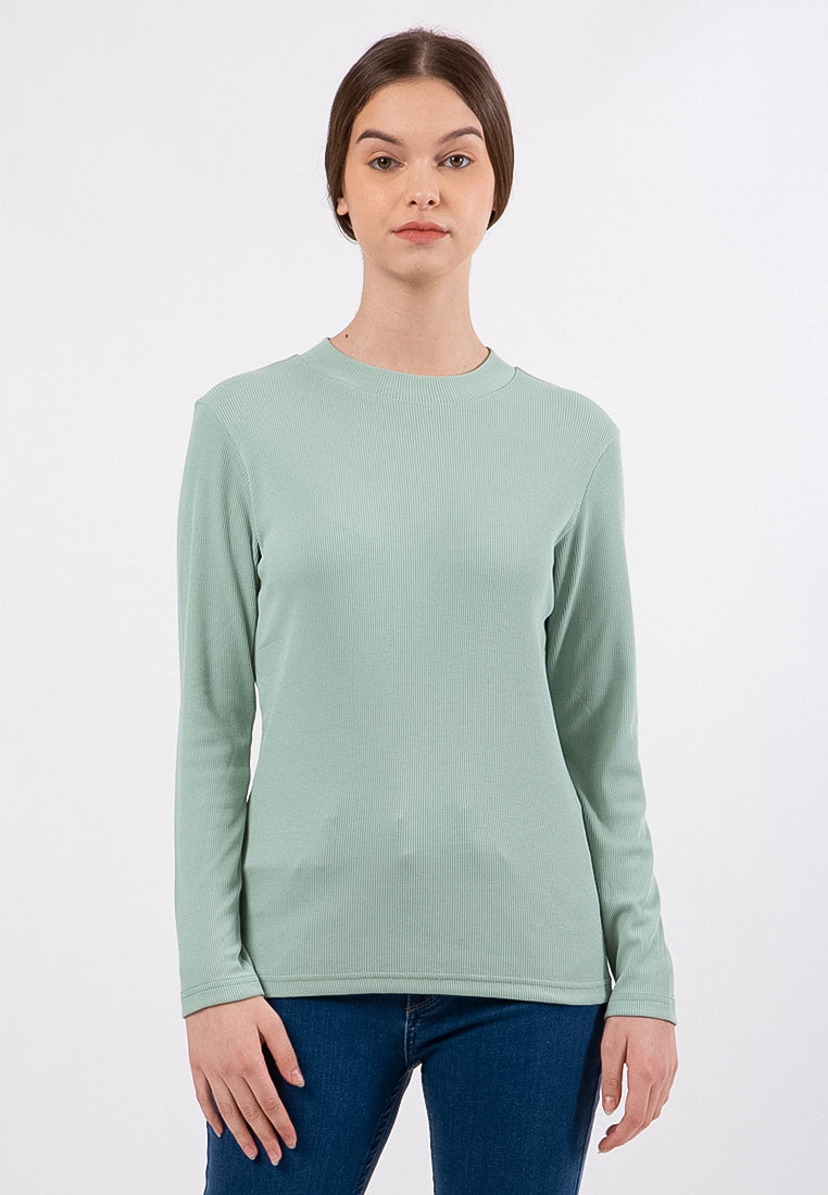 Long Sleeves High Neck T-Shirt
