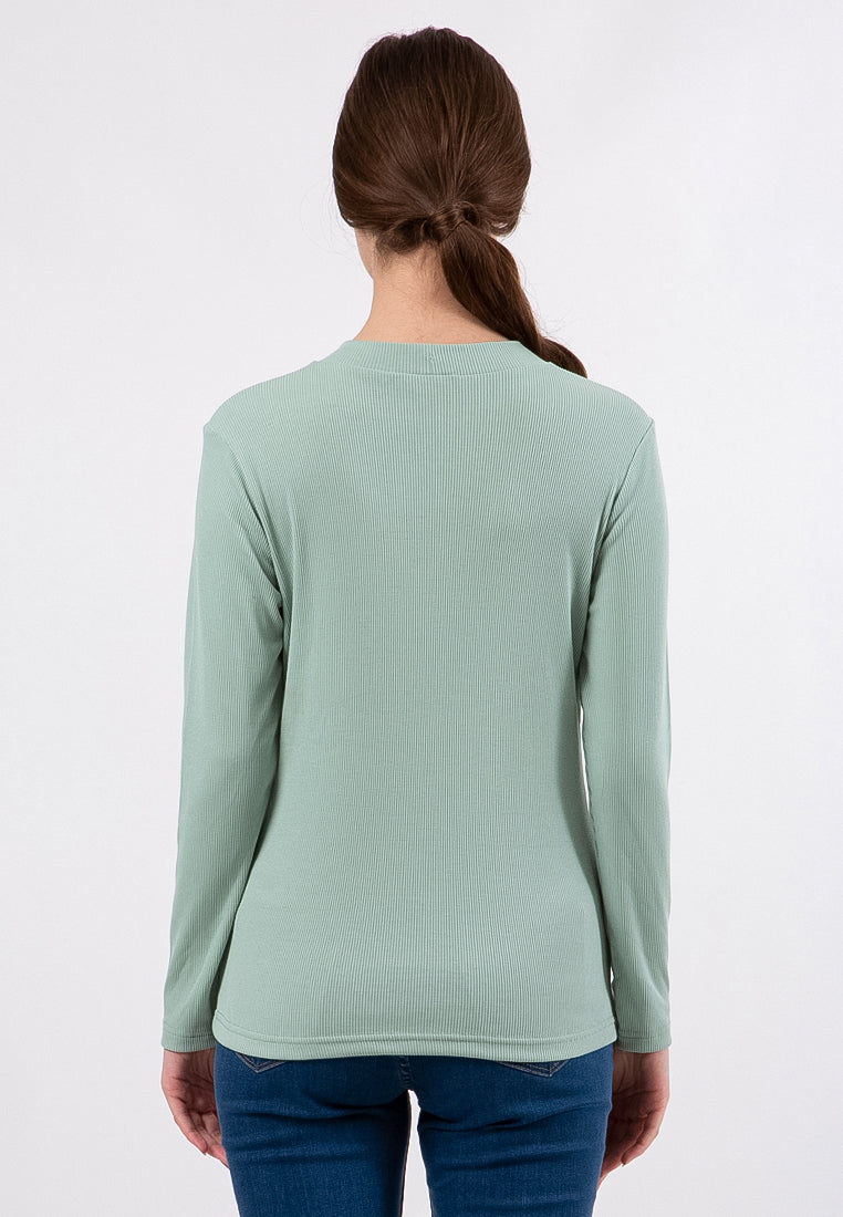 Long Sleeves High Neck T-Shirt