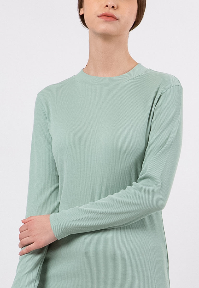 Long Sleeves High Neck T-Shirt