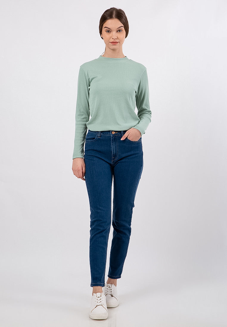 Long Sleeves High Neck T-Shirt