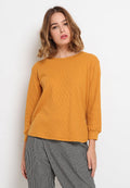 3/4 Sleeve Waffle T-Shirt