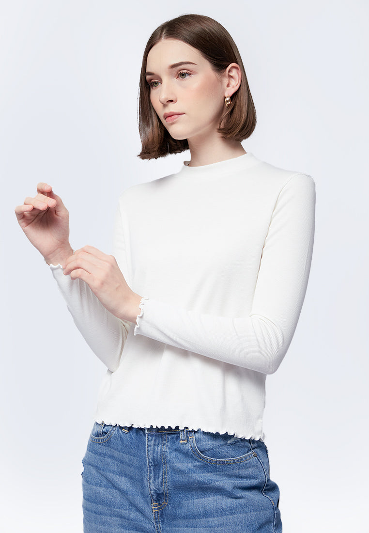 Long Sleeve Knit Top