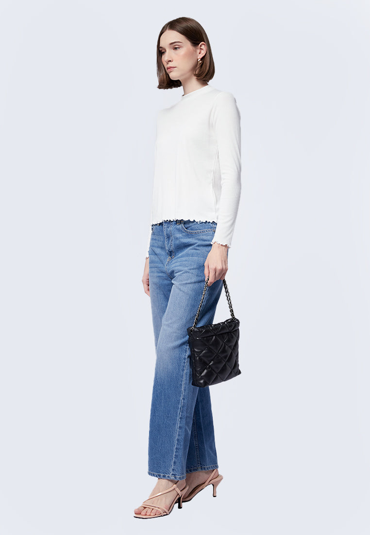 Long Sleeve Knit Top