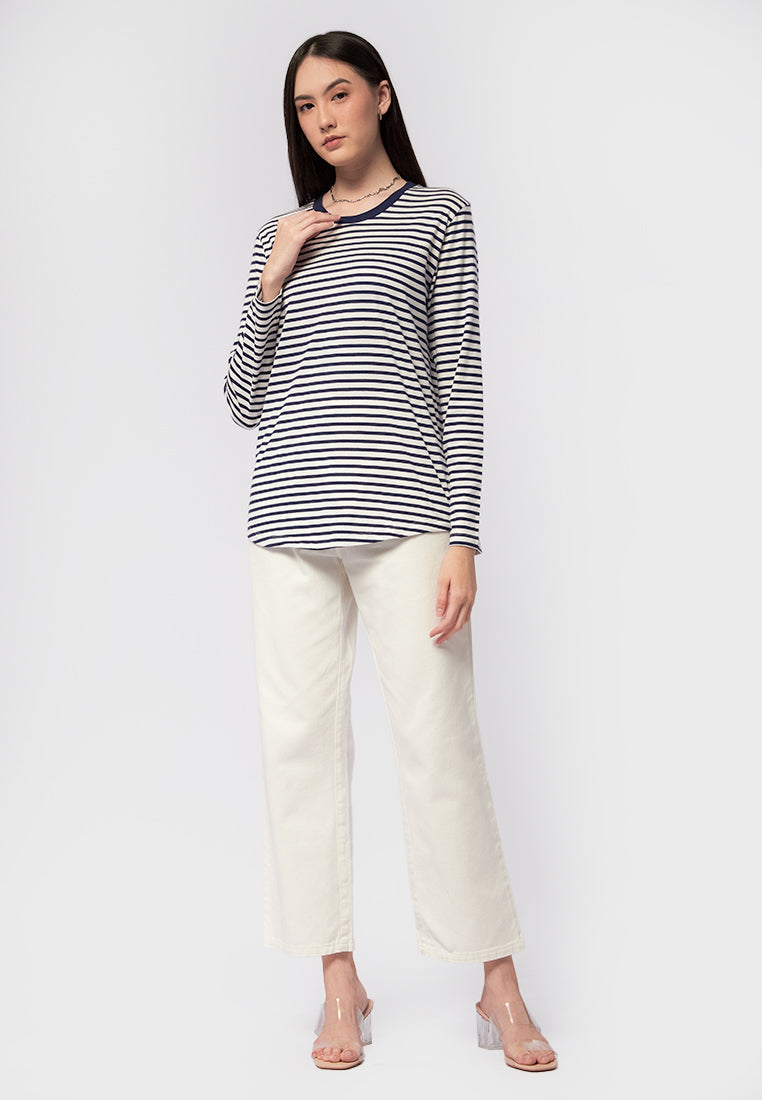 Long Sleeve Striped T-Shirt