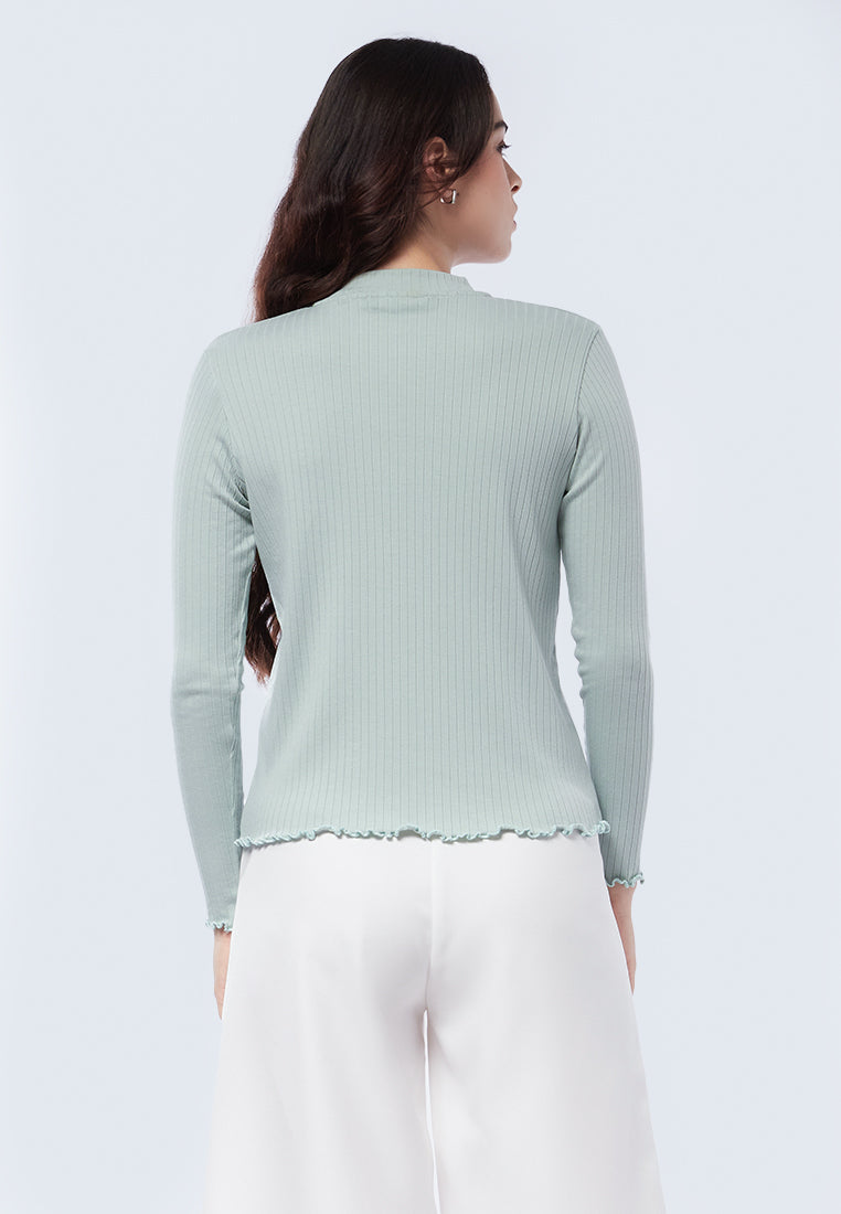 Long Sleeve Fitted Top