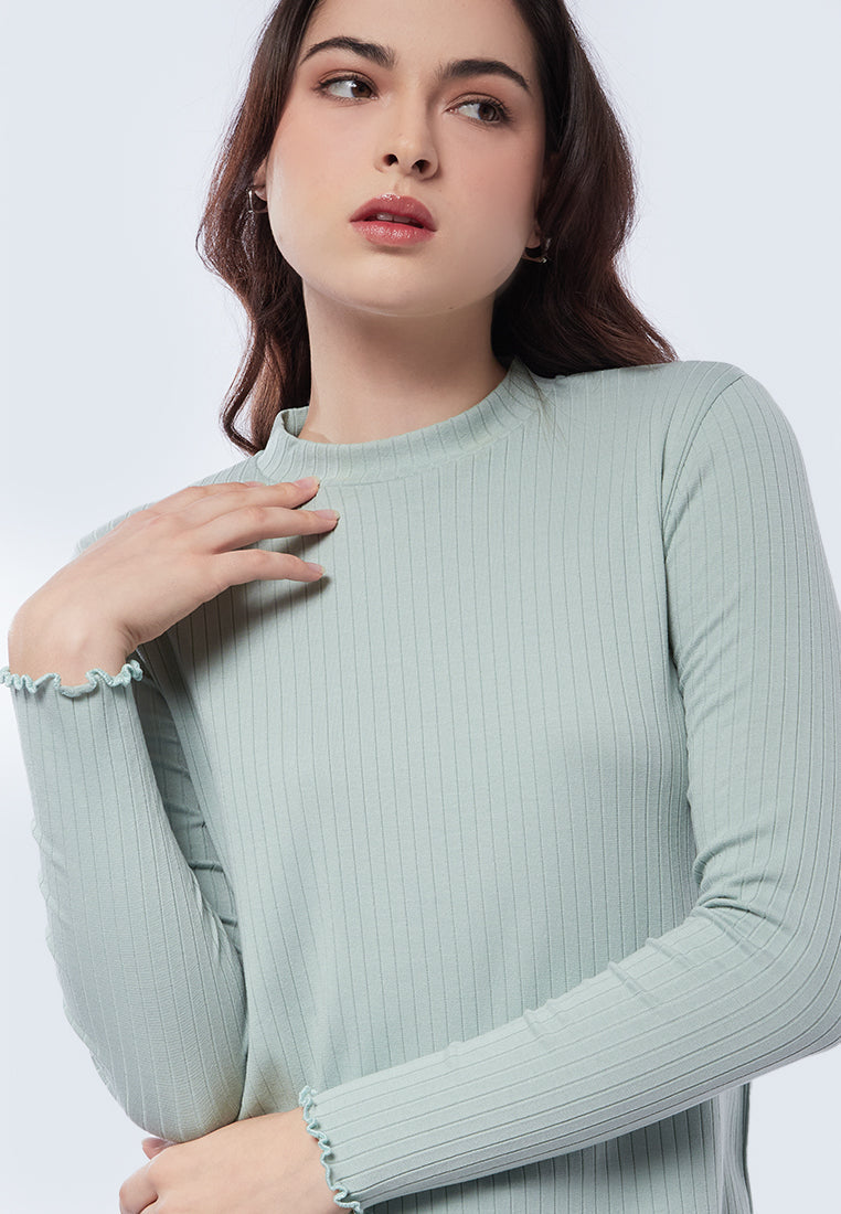 Long Sleeve Fitted Top