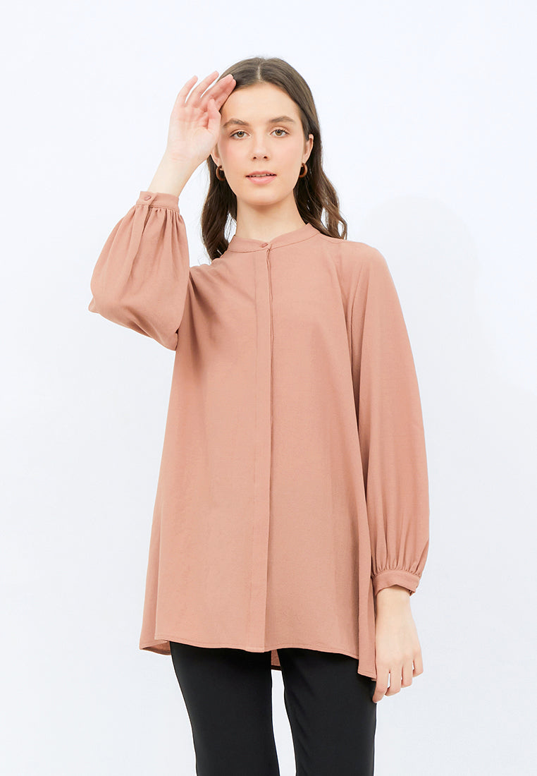 Regular Fit Puff Sleeves Tunic