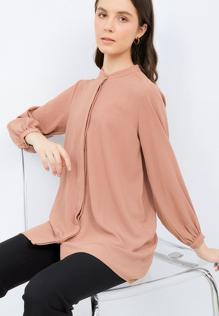 Regular Fit Puff Sleeves Tunic