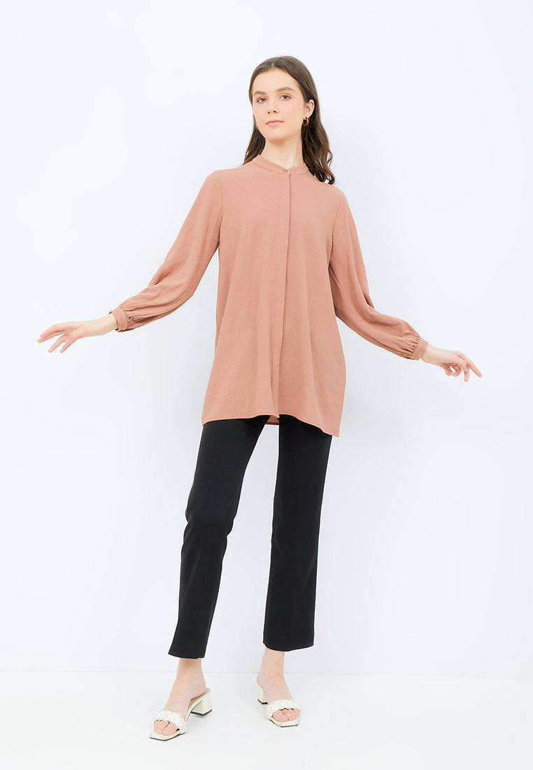 Regular Fit Puff Sleeves Tunic