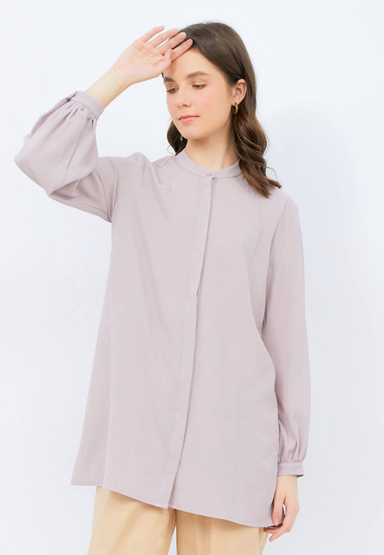 Regular Fit Puff Sleeves Tunic