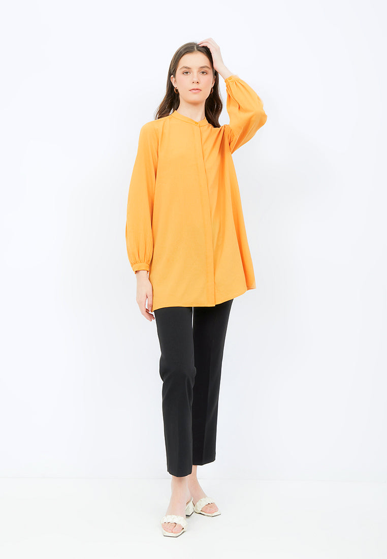 Regular Fit Puff Sleeves Tunic
