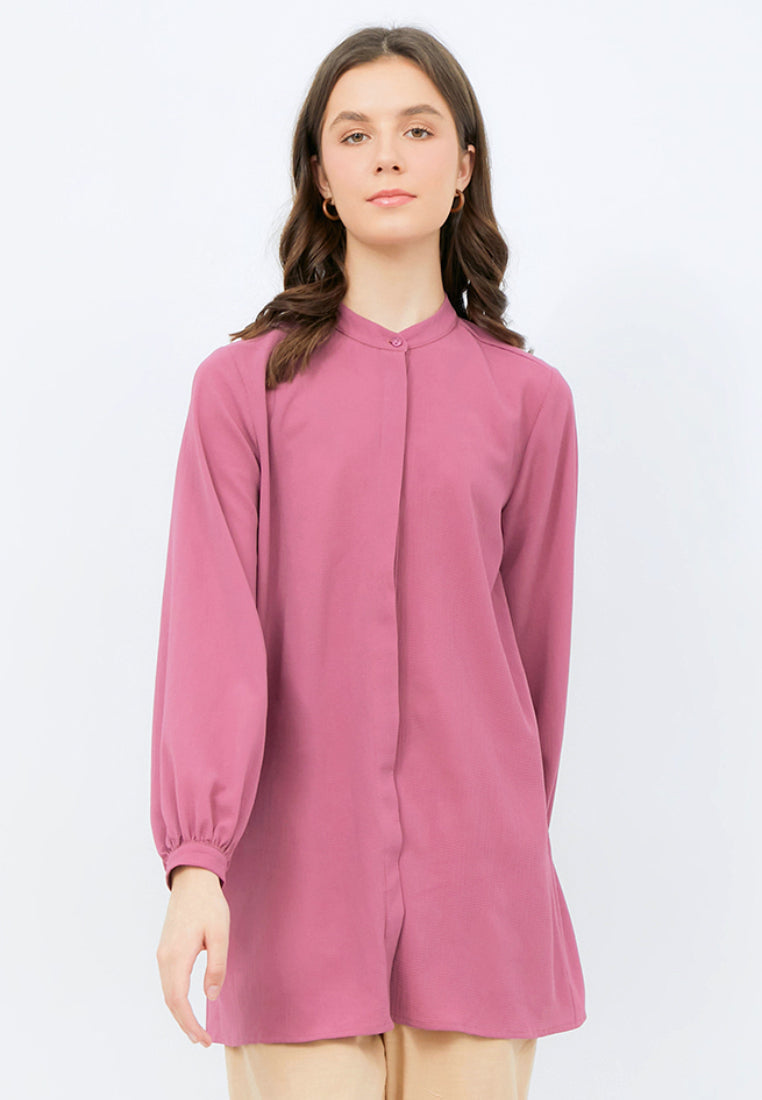 Regular Fit Puff Sleeves Tunic