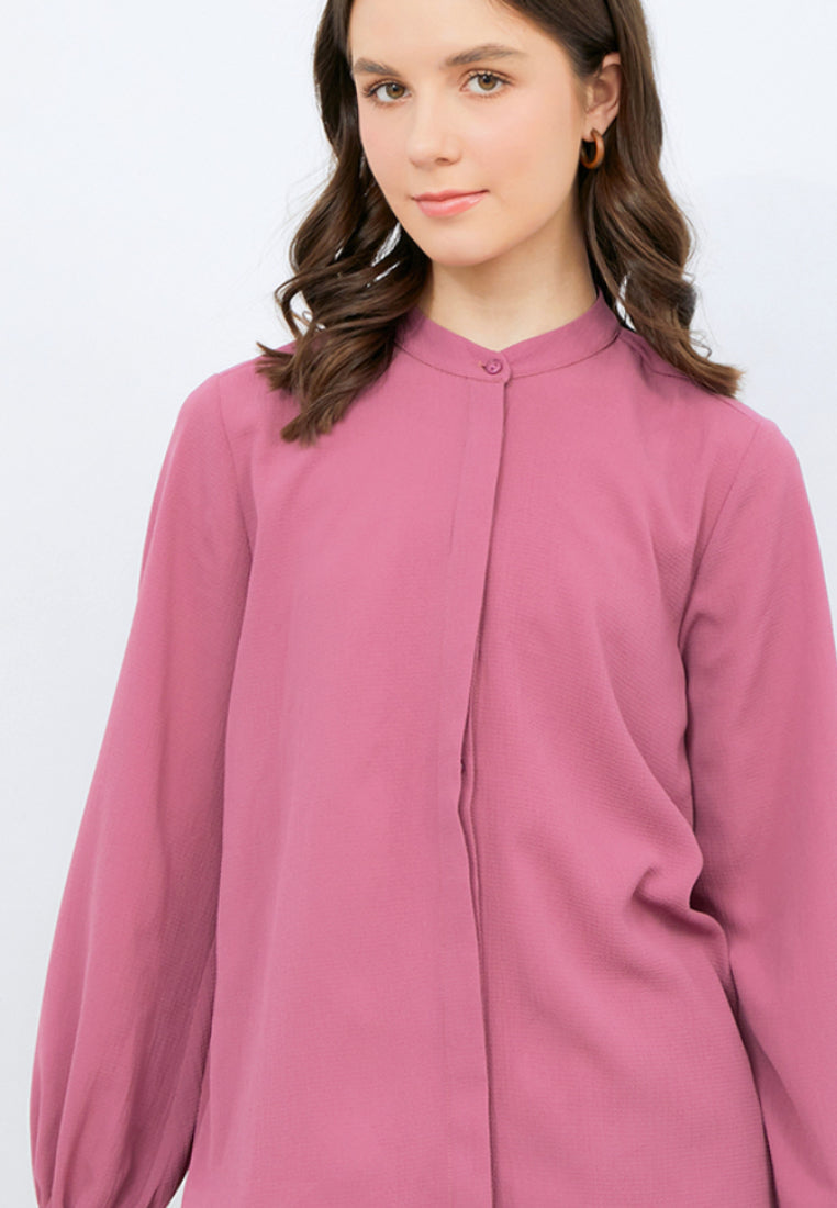 Regular Fit Puff Sleeves Tunic