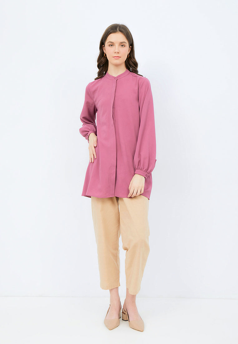 Regular Fit Puff Sleeves Tunic