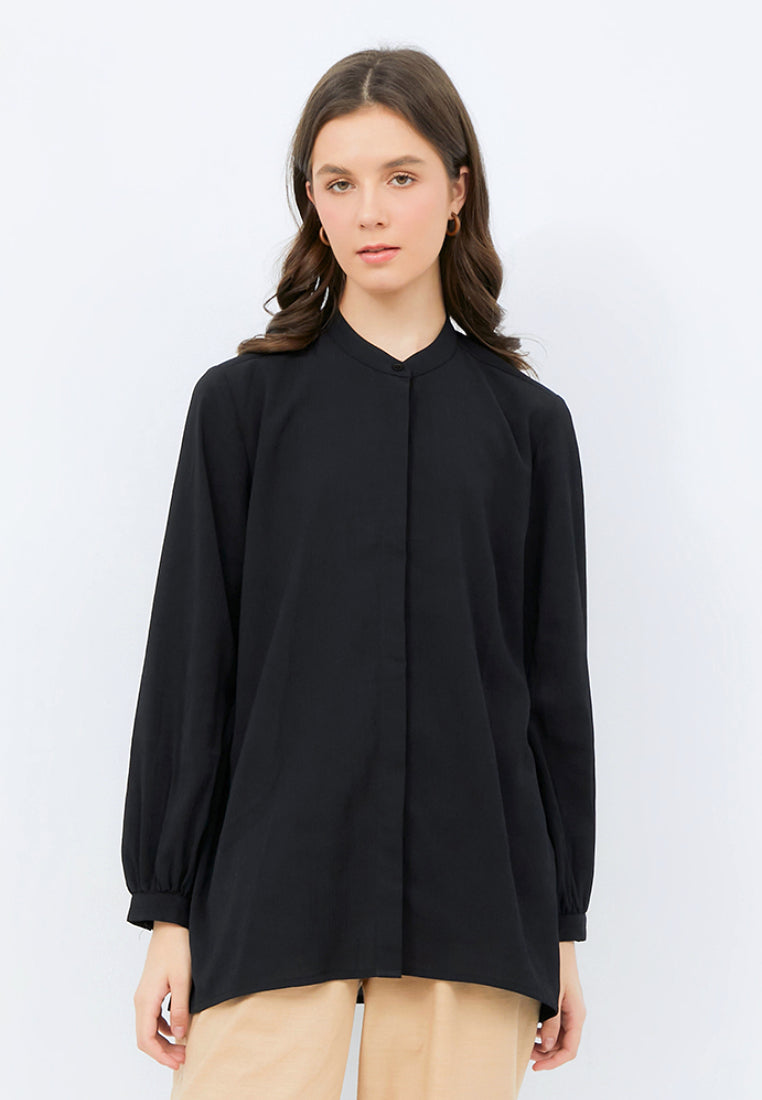Regular Fit Puff Sleeves Tunic