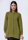 Puff Sleeves Loose Tunic