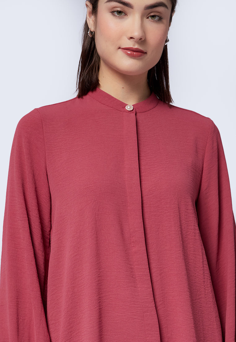 Puff Sleeves Loose Tunic