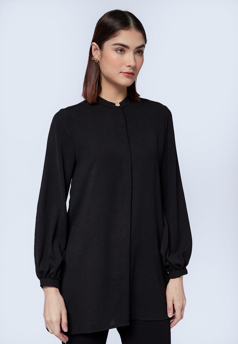 Puff Sleeves Loose Tunic