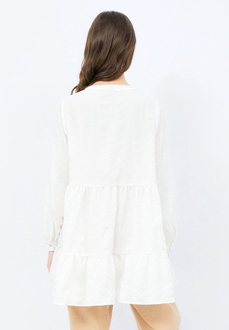 Long Sleeve Tiered Tunic