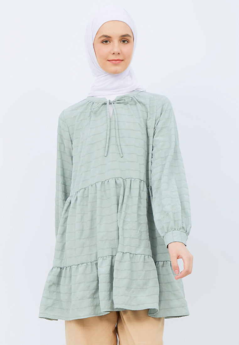 Long Sleeve Tiered Tunic