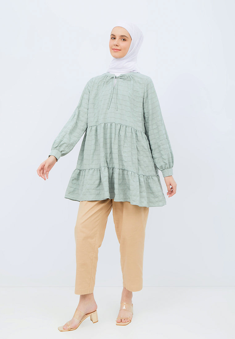 Long Sleeve Tiered Tunic