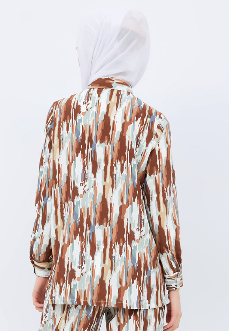 Printed Long Sleeve Tunic