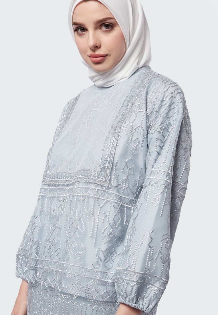 Embroidered Long Sleeve Tunic
