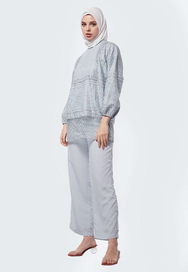 Embroidered Long Sleeve Tunic