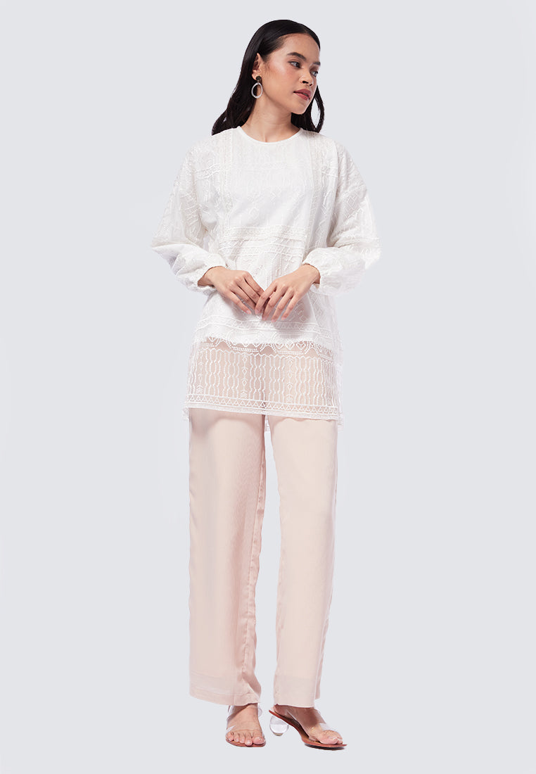 Embroidered Long Sleeve Tunic