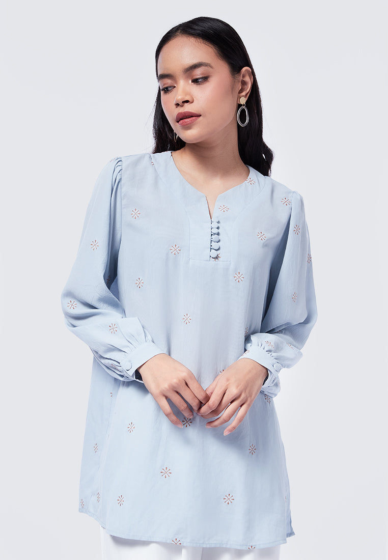 Balloon Sleeves Printed Tunic