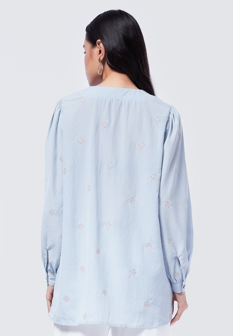 Balloon Sleeves Printed Tunic