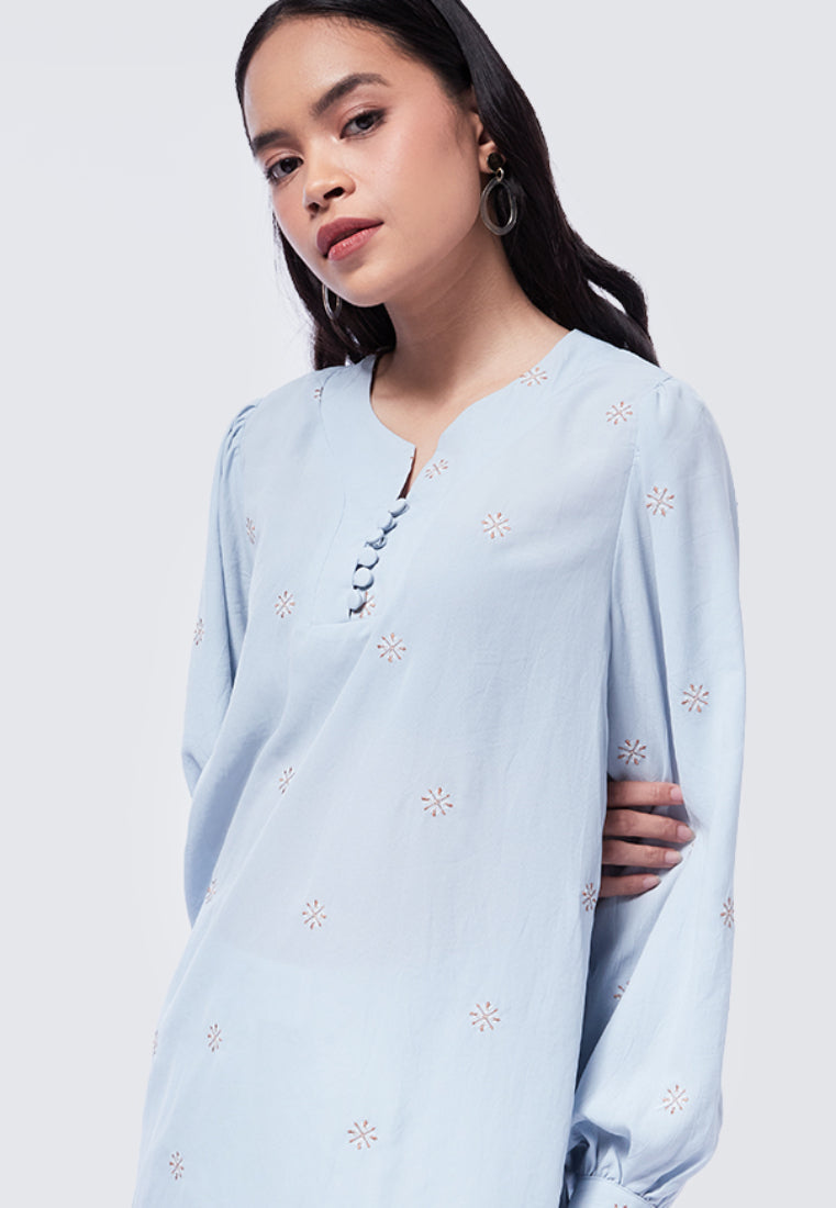 Balloon Sleeves Printed Tunic
