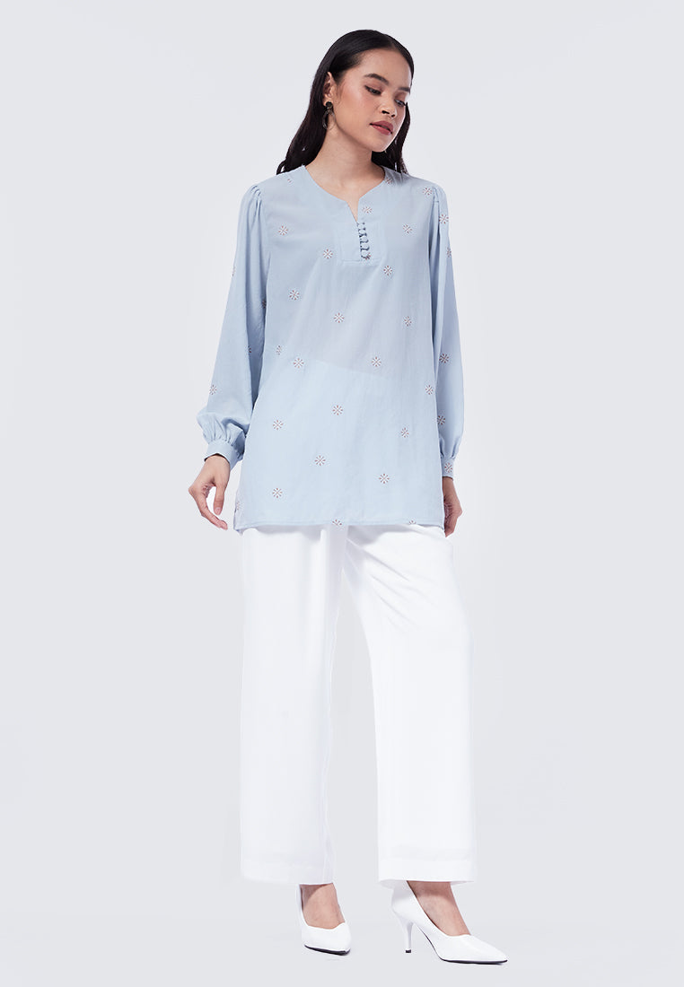 Balloon Sleeves Printed Tunic
