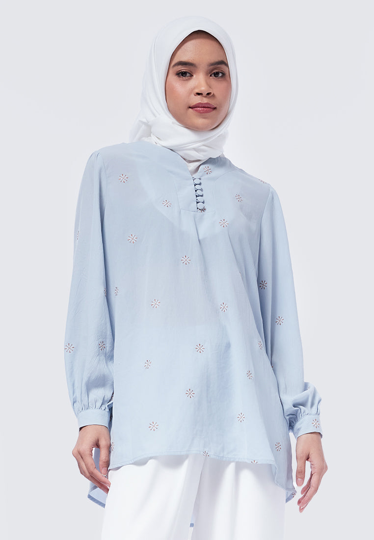 Balloon Sleeves Printed Tunic