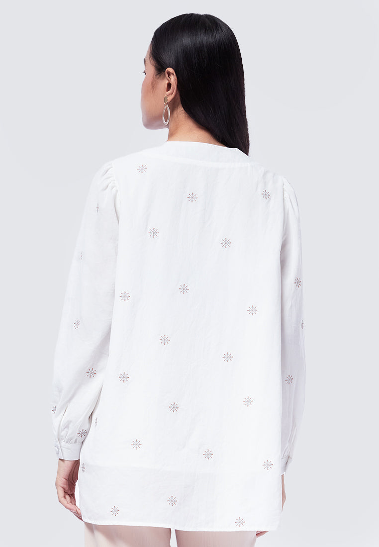 Balloon Sleeves Printed Tunic