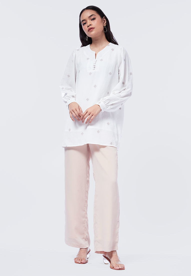 Balloon Sleeves Printed Tunic