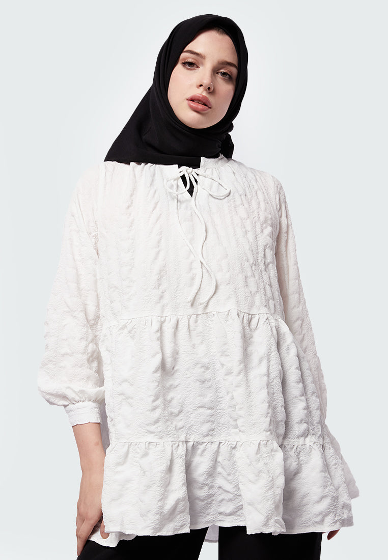 Tiered Long Sleeve Tunic
