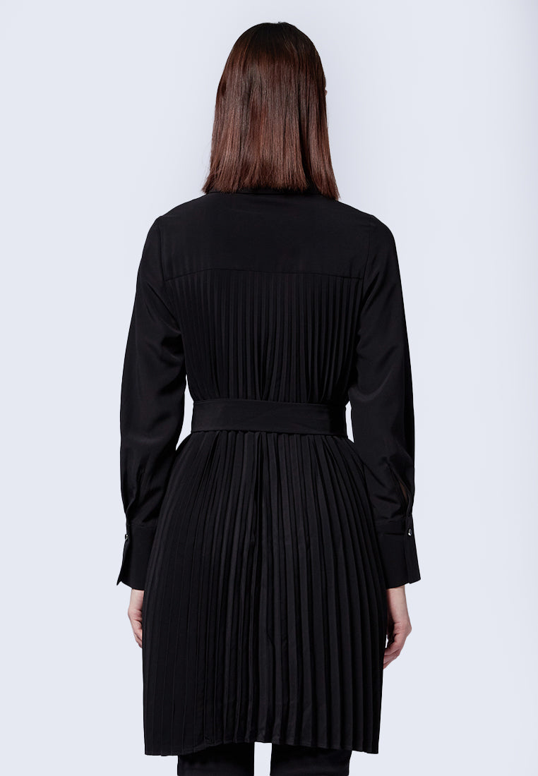 Pleated Long Sleeve Tunic