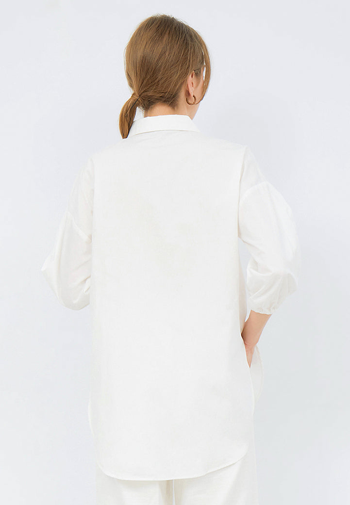 Balloon Sleeves Tunic