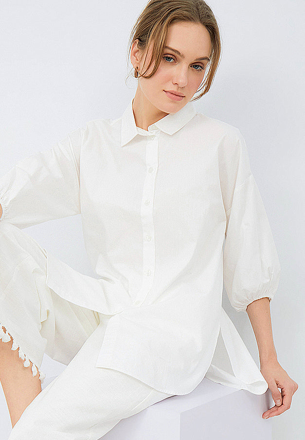 Balloon Sleeves Tunic
