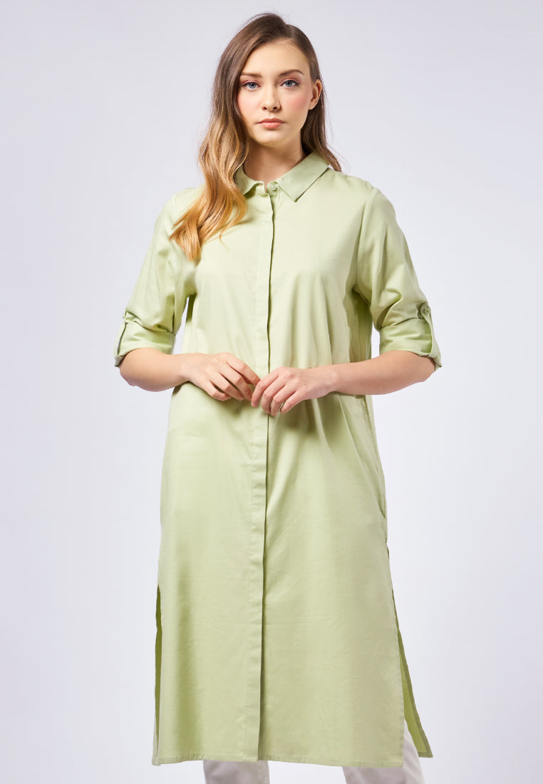 Long Sleeve Tunic with Slit