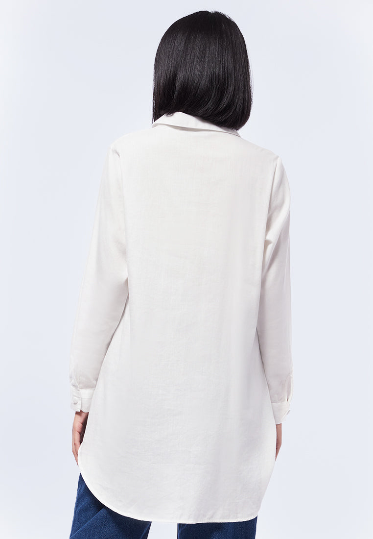 Long Sleeve Tunic with Button