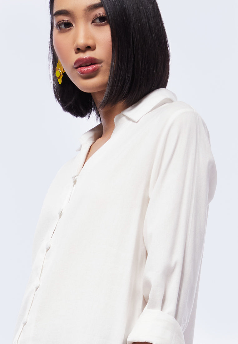 Long Sleeve Tunic with Button