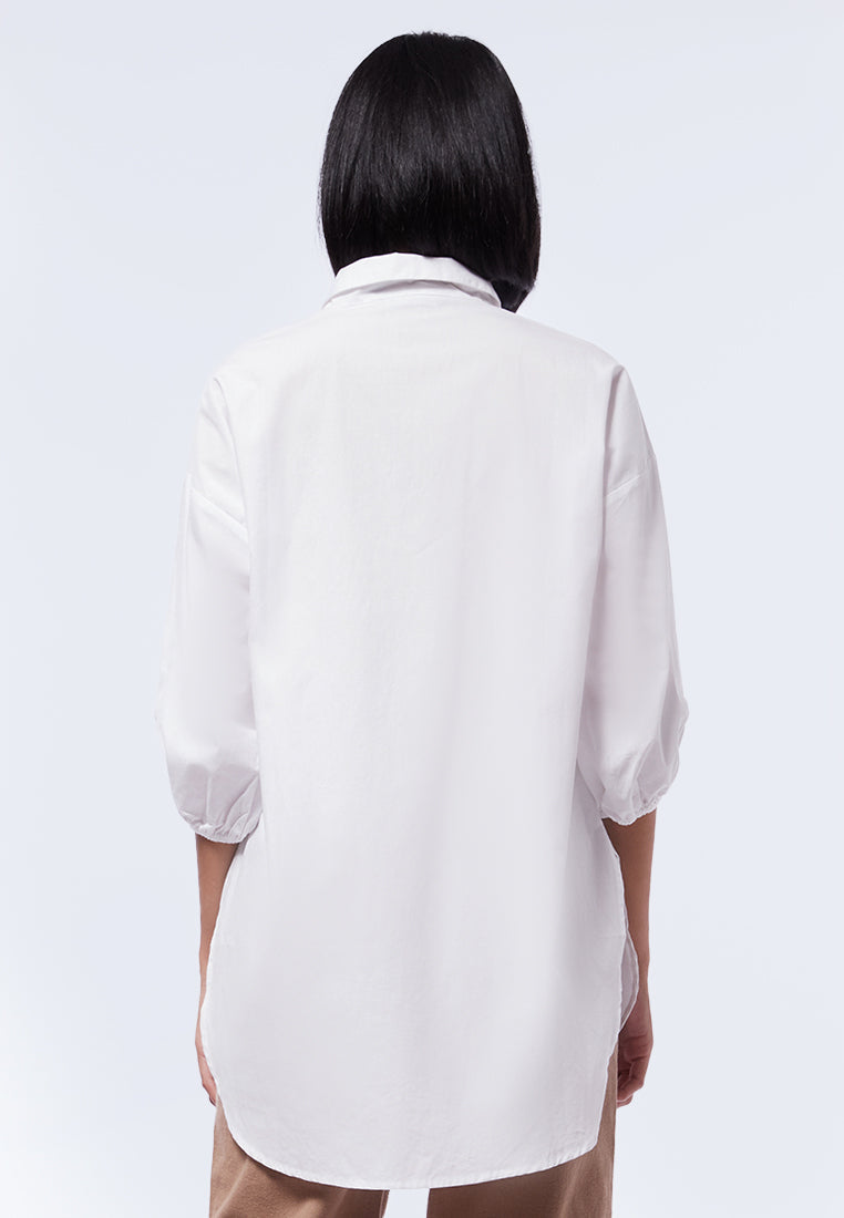 Balloon Sleeve Loose Tunic